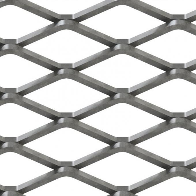 Black Heavy Duty Expanded Wire Mesh Manufacturing Expanded Metal Fences