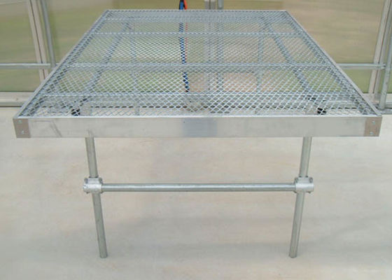 Expanded Metal for Greenhouse Shelves, Benches or Tables Top Panels