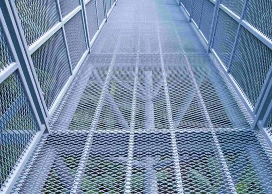 Expanded Metal Walkway – Rigid , Anti Skid and Safe For Construction Projects