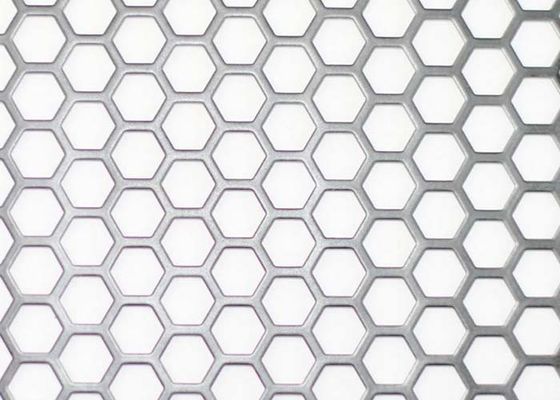 Hexagonal Hole Perforated Metal Sheet Versatile, Stable And Economical For Architect And Fence