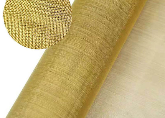 Architectural Chemical Areas Woven Wire Cloth Decorative Brass Wire Mesh