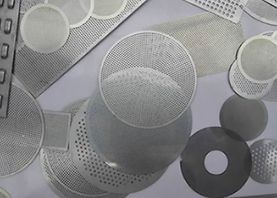 Perforated Disc Filter Screen Mesh 10 – 635 Mesh With Wrapped Edge