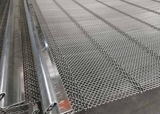 Steel Wire Support Strip  Self Cleaning Screen Mesh With Less Plugging And Blinding
