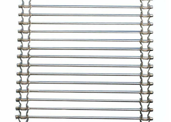 Galvanized Steel Single Loop Edge Wire Diameter 2.0 mm Ladder Conveyor Belt