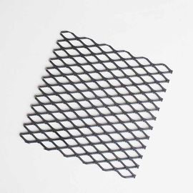 China Carbon Powder Coating Steel Expanded Metal Mesh For Architecture supplier