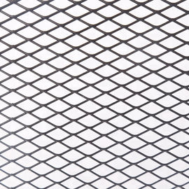 China Battery Cells Diamond Steel Mesh Sheet , Solvent Resistant Extruded Metal Mesh supplier