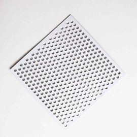 China Powder Coated Round Hole Decorative Perforated Metal Panels For Lighting Fixtures supplier