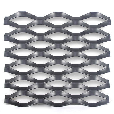 China Mill Finish Aluminum Expanded Metal Mesh For Facade Covering supplier