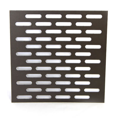 China Slotted Hole Perforated Aluminum Sheet With Staggered Hole Arrangement For Cutain Wall supplier