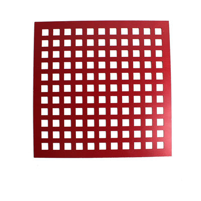 China Steel Slotted Hole Perforated Aluminum Sheet , Perforated Aluminium Mesh Costomizable supplier