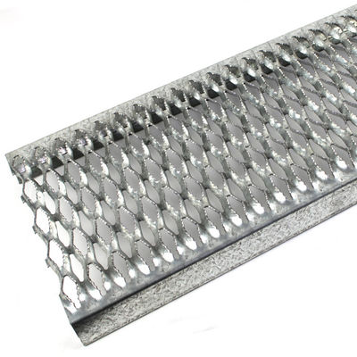 China Crocodile Mouth Hole Shaped Perforated Anti Skid Steel Plate Walkway Etc supplier