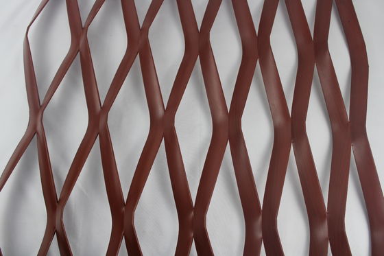 China Custom Aluminium Expanded Metal Mesh Exterior Wall Decoration Curtain Wall Net  supplier