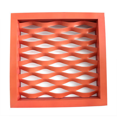 China Round Hole Shape Expanded Aluminum Mesh Coils With Long Time Service supplier
