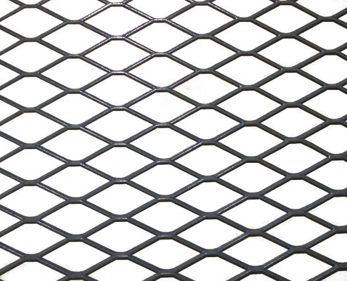 China Small Hole Thick Expanded Metal Mesh For Rendering , 25-500mm Wire Diameter supplier