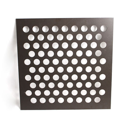 China Painting Metal Sheet With Holes Customized Decorate Perforated Steel Plate supplier