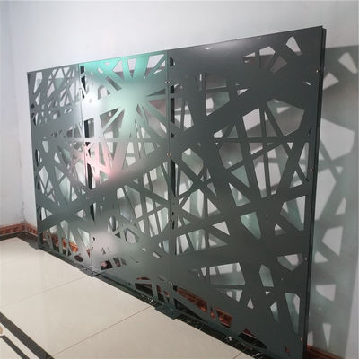 China Powder Coated Laser Cut Screen Perforated Metal Sheet French Style Aluminium Panels supplier