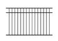 Welded Wrought Iron Fence Panels With Finial Hot Dip Galvanized
