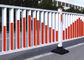 High Visibility Roadside Fence Metal Wire Fence Anti UV PVC Coated