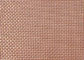 BWG30-BWG34 Copper Insect Screen Metal Security Mesh Twill Weave
