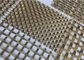 Antique Brass Ss 1mm Woven Wire Mesh Screen Crimped For Architectural Projects