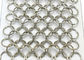 Dia 3mm Chainmail Curtain Decorative Ring Metal Mesh Polished