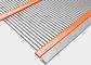 PU Support Strip Straight Wire Self Cleaning Screen Mesh