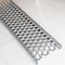 Aluminum Round Galvanized Steel Grating Customized Size With Large Debossed Holes supplier