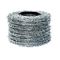 Convenient Construction Metal Security Mesh Galvanized Barbed Wire Silver Color supplier