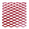 Color Red Aluminum Expanded Metal Wire Mesh As Facade For Building supplier