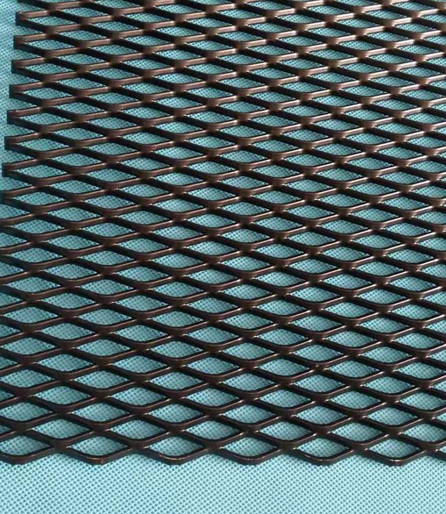 Plastic Coating Galvanized Steel Expanded Wire Mesh For Road Fence