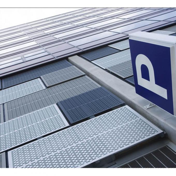 Slotted Hole Perforated Aluminum Sheet With Staggered Hole Arrangement