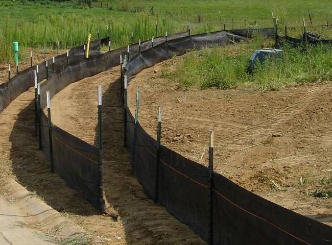 14 Gauge Temporary Silt Fence Sediment Control Device