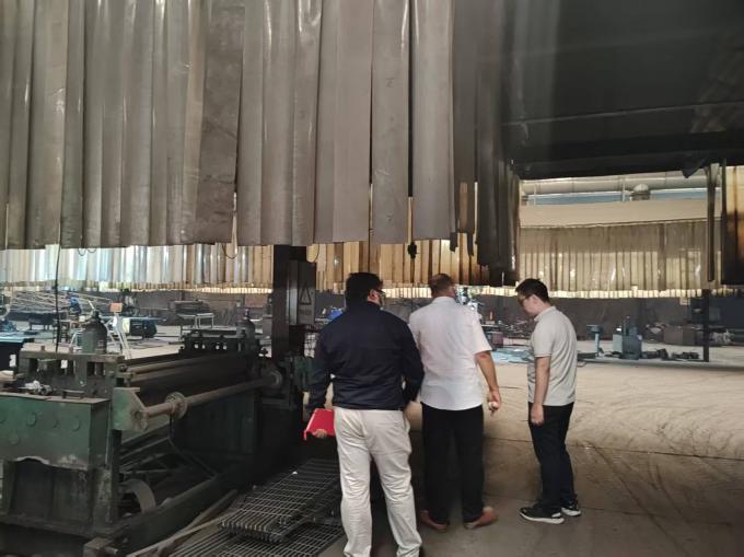 Welcome my customers to visit our factory