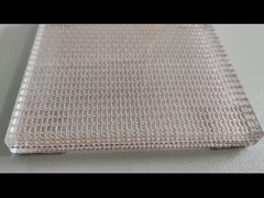 Copper 5 Mm Thickness Durable Laminated Glass Mesh for high-rise buildings