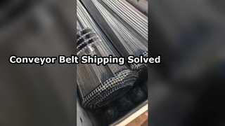 Metal conveyor belt shipping