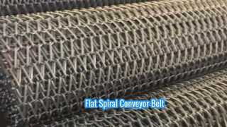 Flat Spiral Conveyor Belt–Good Strength to Weight Ratio and Anti-Rust
