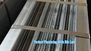 High Strength Rib Lath for Superior Plaster Bonding