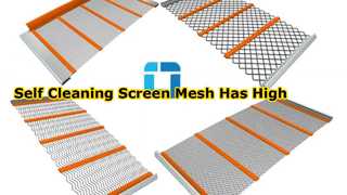 Self Cleaning Screen Mesh Has High Load Capacity, Self-Cleaning Ability