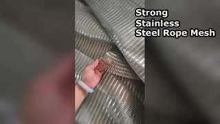 Durable Stainless Steel Rope Mesh for Architecture