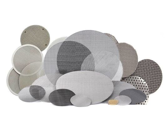 Disques galvanisés de tissu de fil de Mesh Filter Disc Stainless Steel