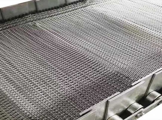 Compound Weave Metal Conveyor Belt 200mm-3000mm Steel Cord Conveyor Belt