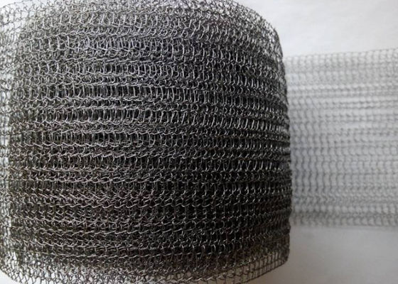 0.35mm Knitted Filter Screen Mesh Flattened Knitted Wire Mesh Filter