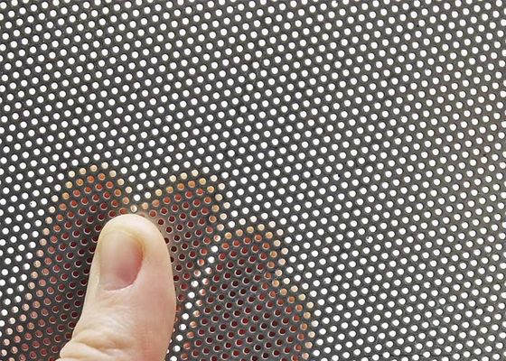 Micro Hole Perforated Metal Made by CNC Punching Machine High Speed, Fine Precision and Small Holes