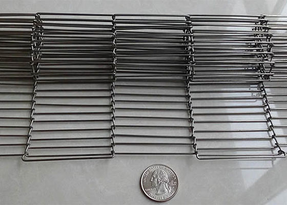 3&quot; à 14&quot; bande de conveyeur en métal Flex Wire Mesh Conveyor Belt plat