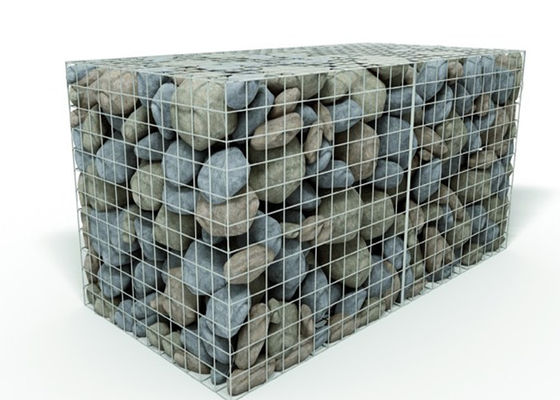 Green PVC Coated Gabion Box 2m-6m Hexagonal Mesh