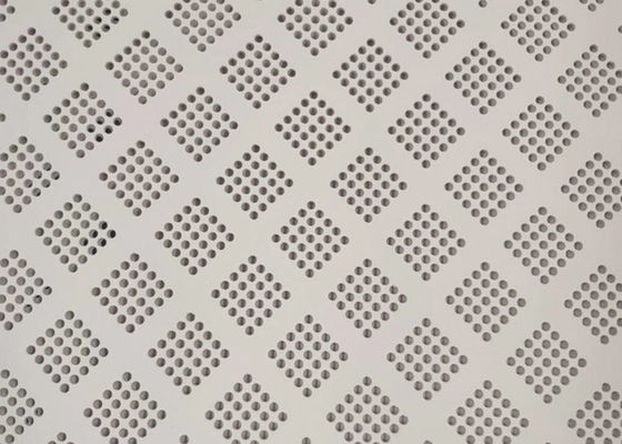 Fogli di maglia metallica perforata elettrica galvanizzata per maglia di soffitto