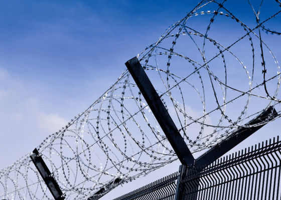 Y şeklindeki hapishane galvanize anti tırmanış çit