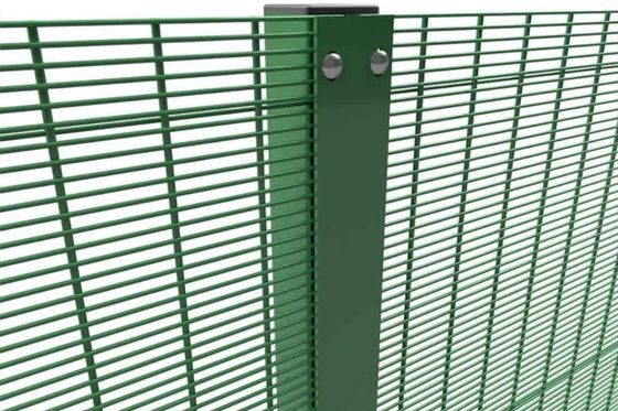 2d 358 Anti-Kletterzaun 4 mm doppelter horizontaler Draht und 6 mm vertikaler Draht