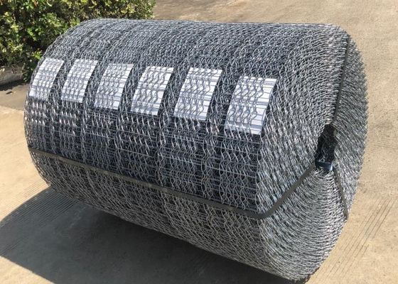 Galvanized Welded Wire Mesh 2.4mm Dia 25.4mm Opening for Pipeline