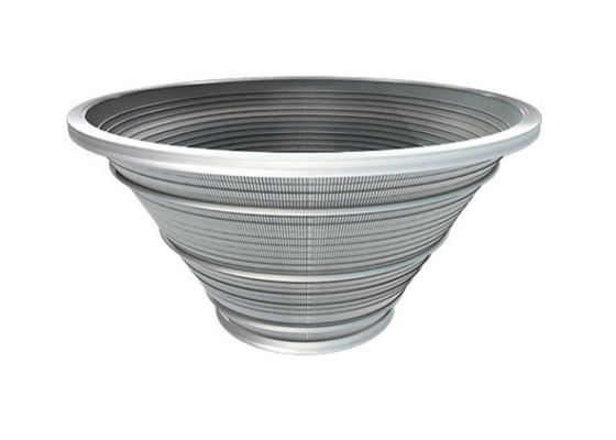 Filtration And Classification Wedge Wire Basket 150 Microns